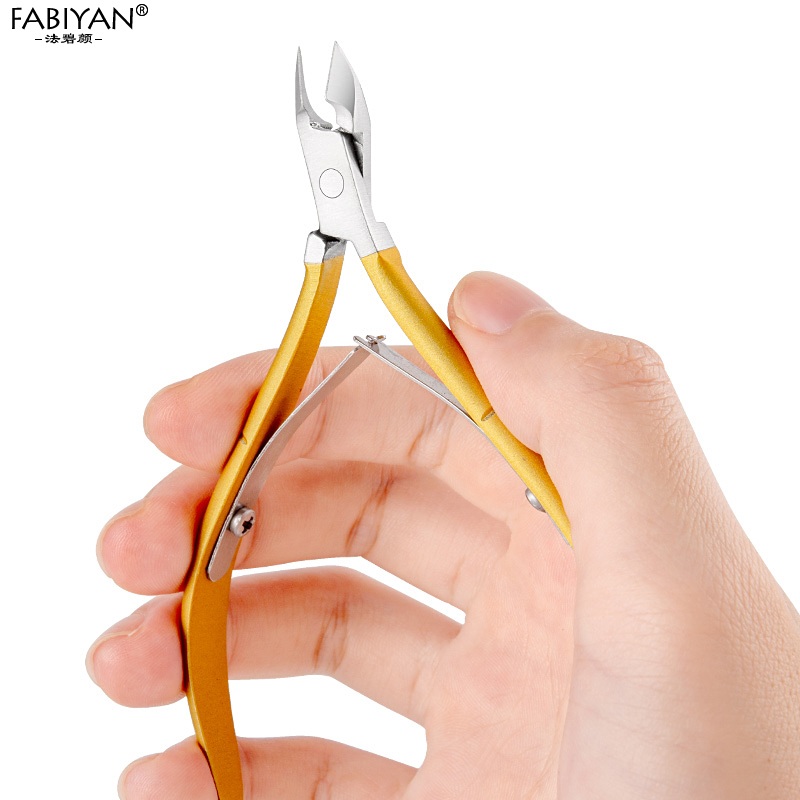 D-501 Edelstahl Nagel Kunst Häutchen Zangen Schere Haarschneidemaschine Cutter tot Haut Entferner Zange Manikübetreffend Werkzeug Fingernagel Trimmen
