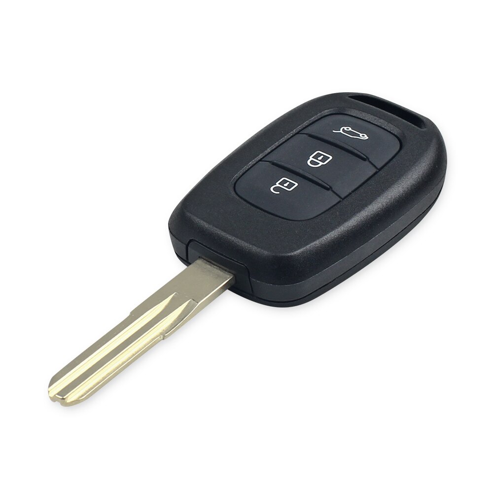 Keyyou for renault duster sandero dacia logan clio captur laguna luonnonkaunis kauko-avainkuori 3 painiketta vara-auton avain