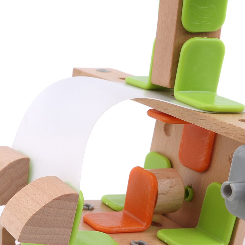 Kreative Montage Hubschrauber Montage Holz Muttern Schraube DIY Block freundlicher Pädagogisches Spielzeug