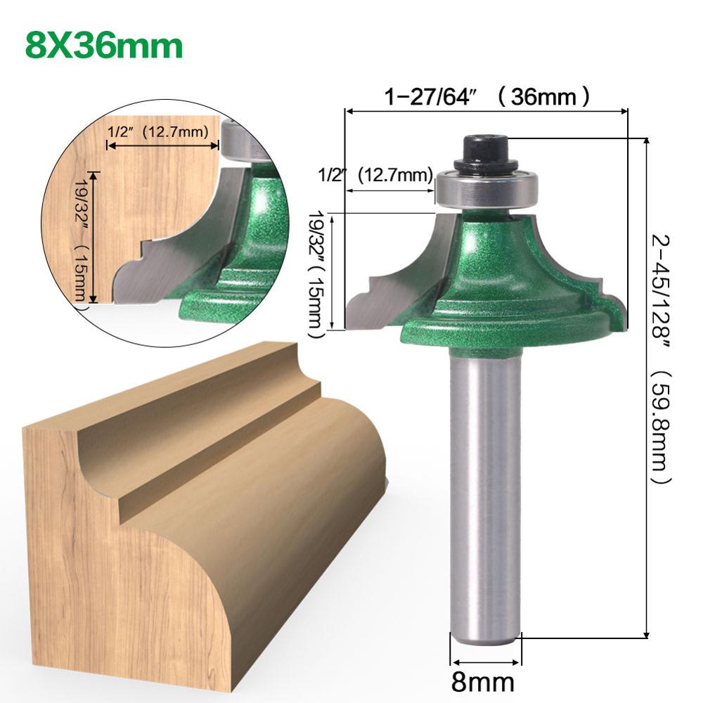 1Pc 8mm Schacht klassieke oree bit Lijn mes Router Bit-Lijn mes Houtbewerking cutter Tenon Cutter voor houtbewerking Gereedschap
