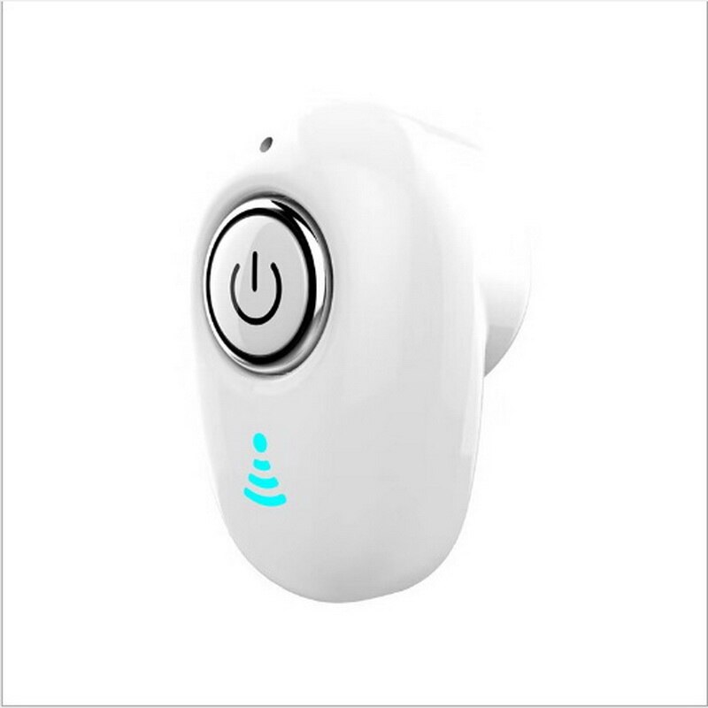 Mini auriculares inalámbricos con Bluetooth, dispositivo Invisible, con cancelación de ruido, manos libres, estéreo, TWS, con micrófono: white