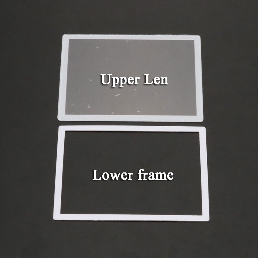 YuXi 1 einstellen Ober LCD Bildschirm Len Kunststoff Abdeckung + unteren rahmen Ersatz Für NDSL für DS Lite Spielkonsole