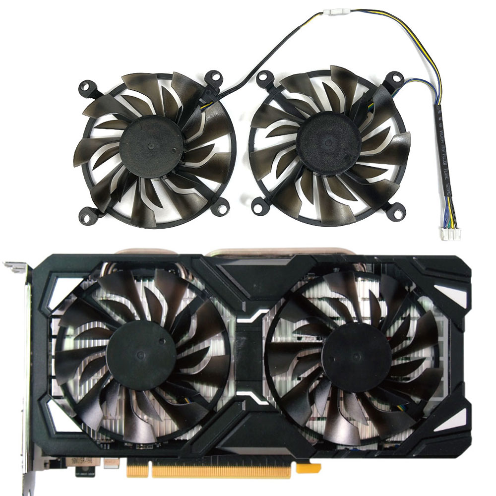 MANLI P106-100 FAN，For MANLI P106-100 Cooling fan、GTX 1060 Twin Cooler Graphics card cooling fan