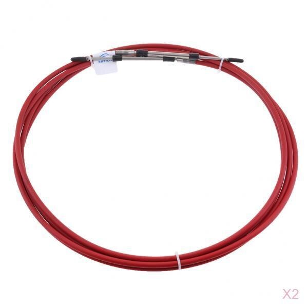2Pcs 10FT Marine Boot Gaskabel, Motorfiets Gashendel Lijnen/Extractie Draden Voor Yamaha Buitenboordmotor