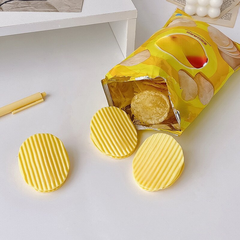 5 Pcs Plastic Snack Sealing Storage Bag Clip Sewing Positioning Clip Bill Clips Food Packaging Kitchen Essential Gadget