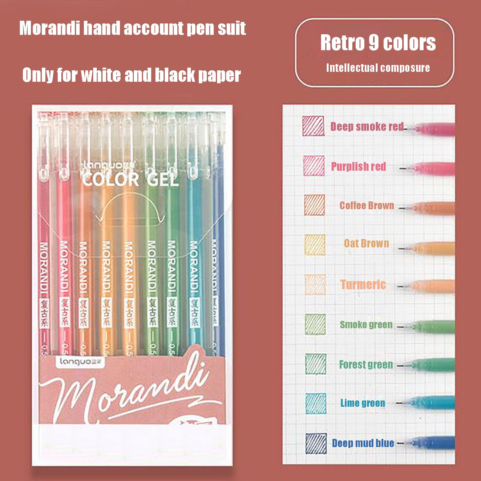 24pcs/set Colorful Double Line Pen Highlighter Fluorescent Marker Candy Color Student Multicolor Hand Note Pen For School Poster: D