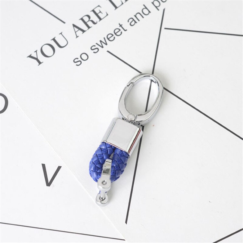 Ford Focus Mondeo-porte-clés de voiture | Doux, en TPU, pour accessoires de voiture, porte-clés de style intérieur de voiture: Blue keychain