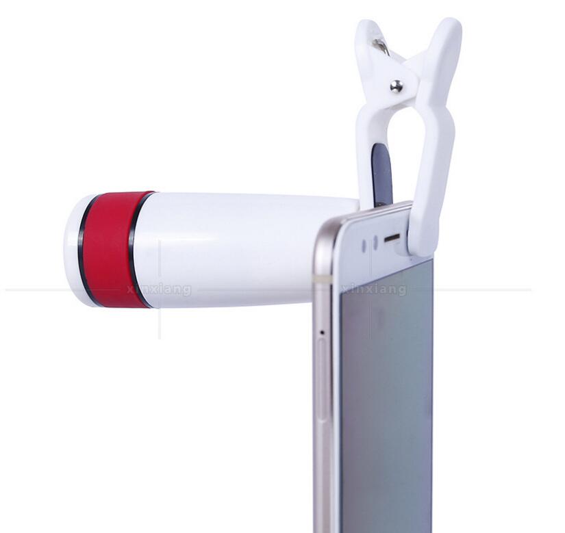 Télescope monoculaire extérieur de 8X21mm avec le support de Clip de combiné d'appareil-photo de téléphone portable 8 fois le télescope de bande vidéo de photographie