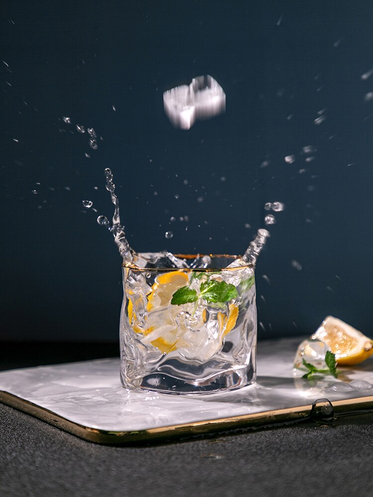 Drinking Glasses Wine Glass Shot Glass Whiskey Glass Beer Glass Transparent Glass Cup Drinkware Water Goblets Cocktail Glass