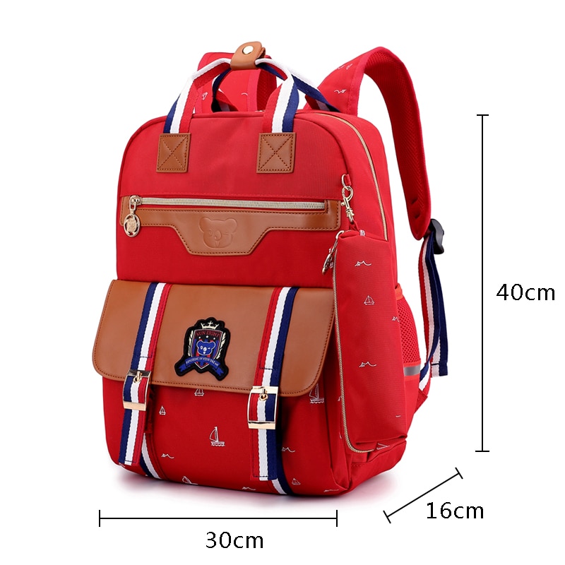 Sun eight ortopædisk rygsæk skoletaske til pige oxford rygsæk børn skole bogtaske piges skoletasker håndtaske 6 farver