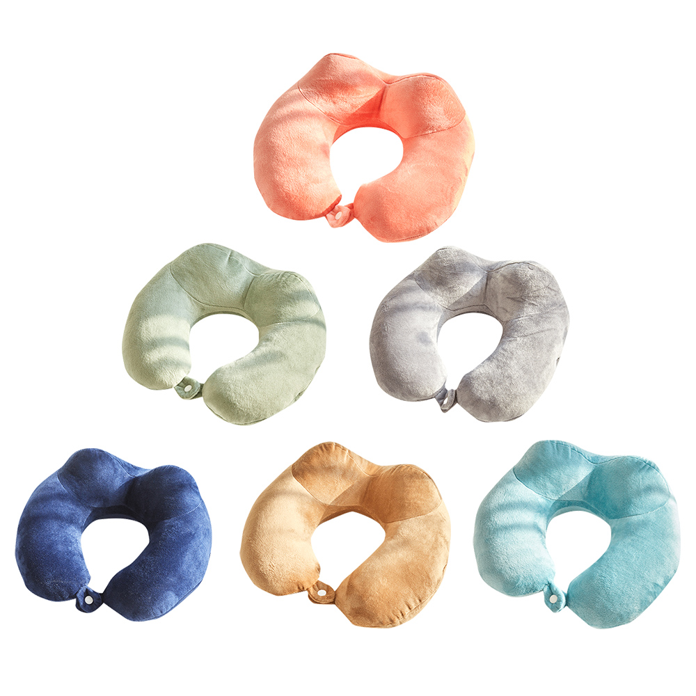 Reisen Kopfkissen Pro Flugzeug Wagen Sekretariat Super Leicht tragbar Plüsch- U geformt Nacken Kopfkissen Schlaf mit Nein Nacken Schmerzen Pro Heimat