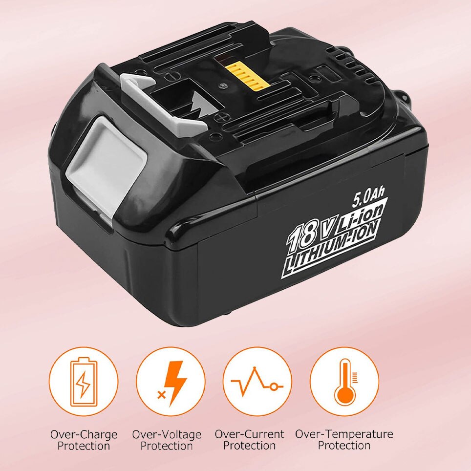 2022 18V battery BL1850B replacement battery BL1850 BL1840 BL1850B BL1860 BL1845 BL1820 Lxt 18 volt cordless power tool battery