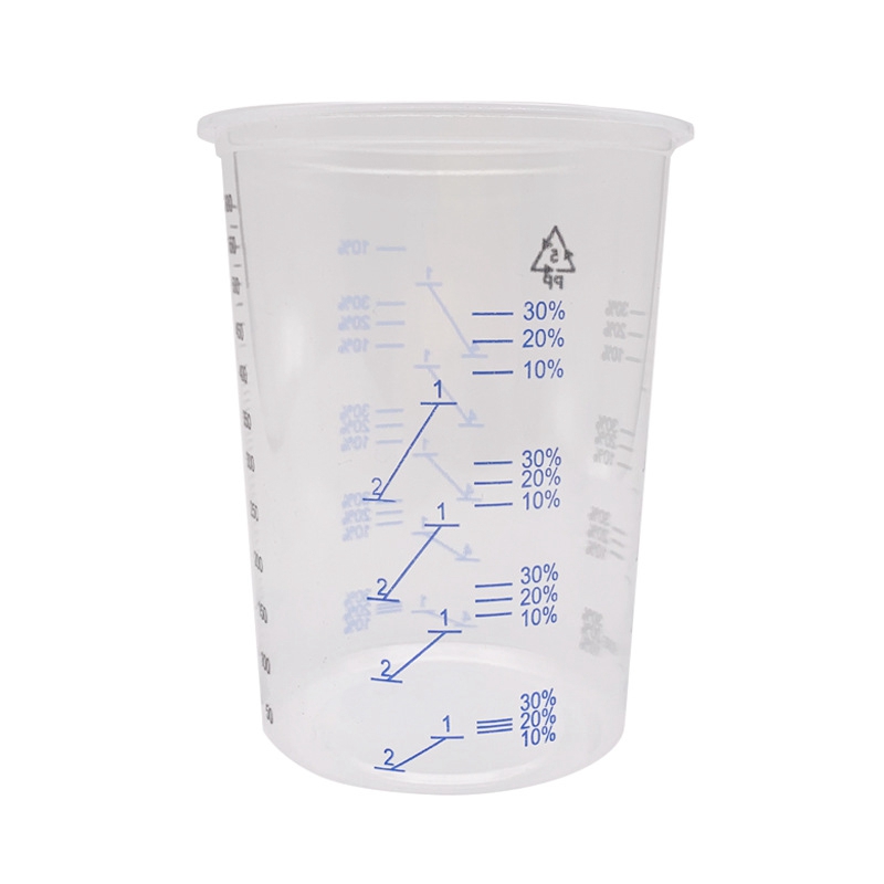 20Pcs Plastic Disposable Paint Mixing Cup Measurements Cups For Resin Epoxy Pour 600ML