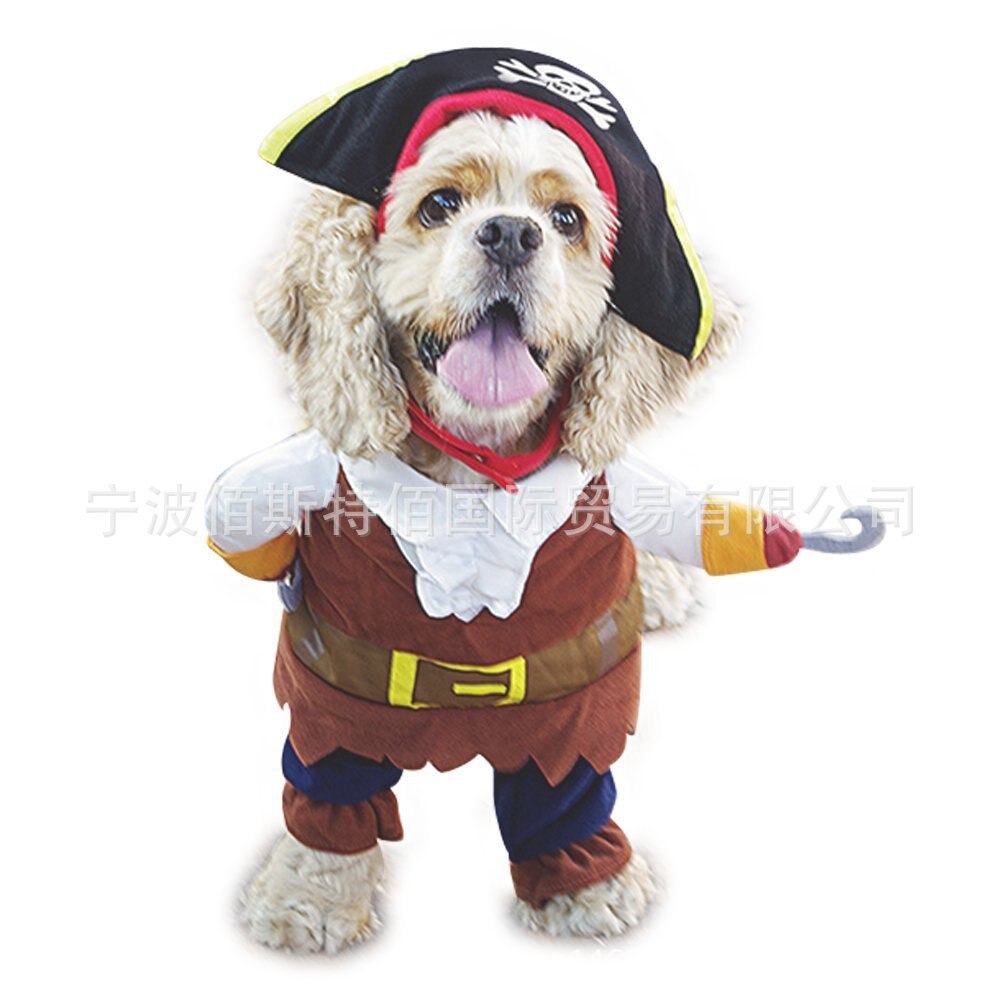 S/M/L/Xl Hond Kat Kleding Kostuums Piraat Kleding Suits Halloween Kostuums Twee Legged Kleding hond Kostuums