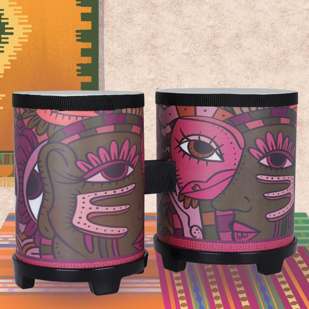 2 Stks/set Natuurlijke Drum Huid Lederen Hoofd Helder Geluid Drums Afrikaanse Trommel Bongo Drums Bongo