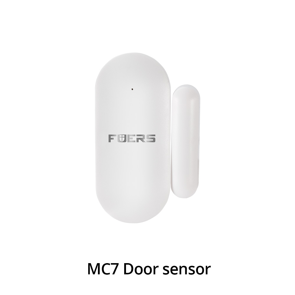 Fuers-sistema de alarma inteligente Tuya para el hogar, alarma antirrobo con WIFI, GSM, con pantalla LCD a Color, Sensor de movimiento de seguridad: MC7 Door Sensor