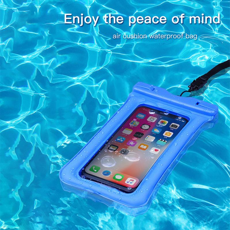 IPX8 Full View Waterproof Case Rainforest Desert Snow Transparent Dry Bag Seaside Swimming Pouch Mobile Phone Covers