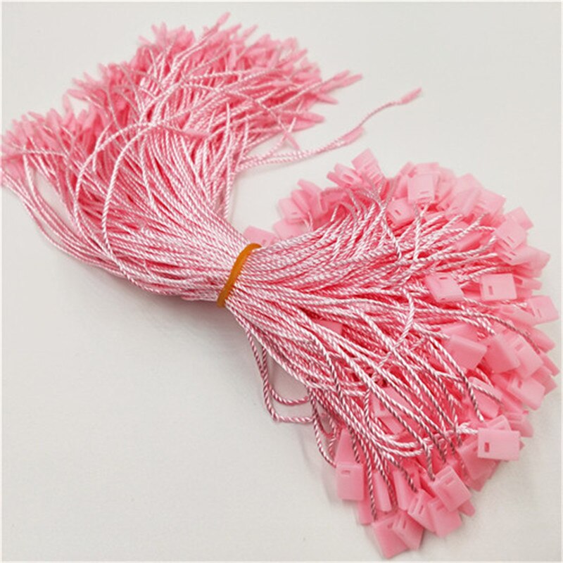 Accessoires de vêtement corde/ligne pour la maison | 200 pièces, accessoires décoratifs à boucle de laçage, bouton de pression suspendu, grain du fil: pink