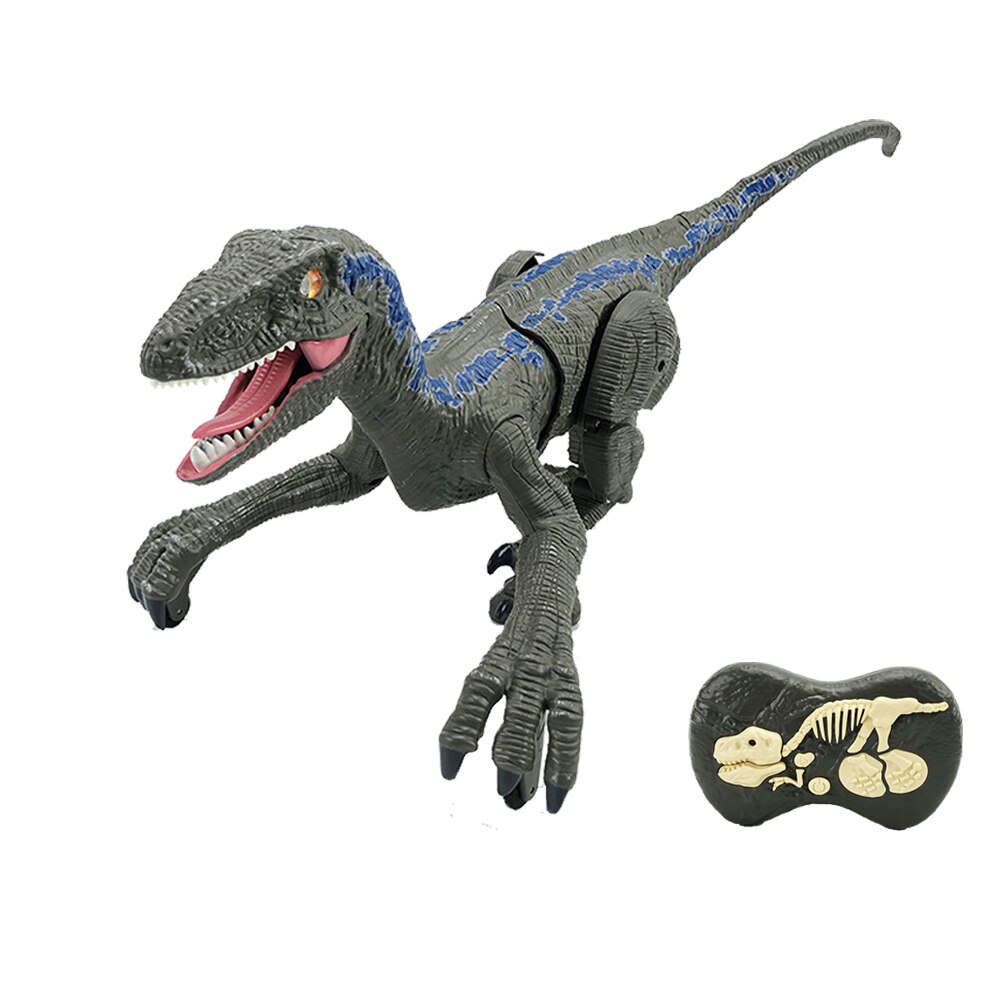 2.4G Rc Dinosaurus Intelligente Robot Dinosaurus Speelgoed Met Afstandsbediening Muziek Licht Speelgoed Elektrische Wandelen Dieren Speelgoed Voor Kinderen