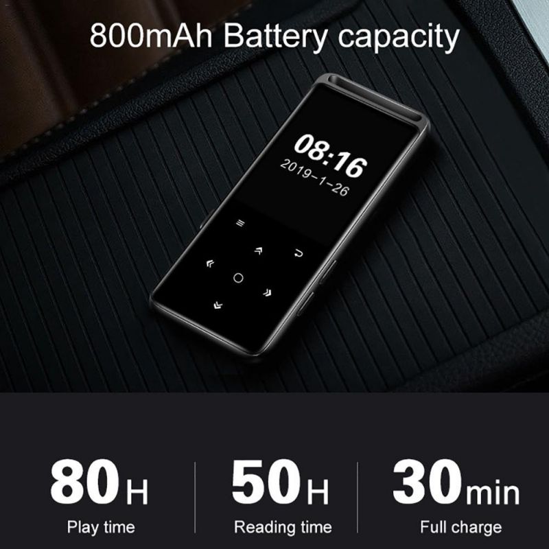 BENJIE M6 Bluetooth 5.0 Lossless 16GB MP3 Player HiFi Portable Audio Walkman With FM Radio EBook Voice Recorder for