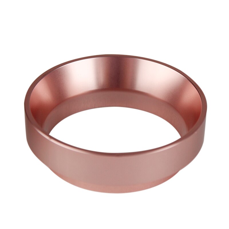 Aluminium doseringsring espresso kaffe dosering ring tragt sabotage kaffe filter kaffepulver værktøj: Lyserød