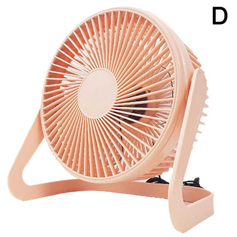 Summer Portable Mini Fan Cooling USB Desktop Fan Mini Air Cooler Rotation Adjustable Angle For Office Household Table Fan: pink