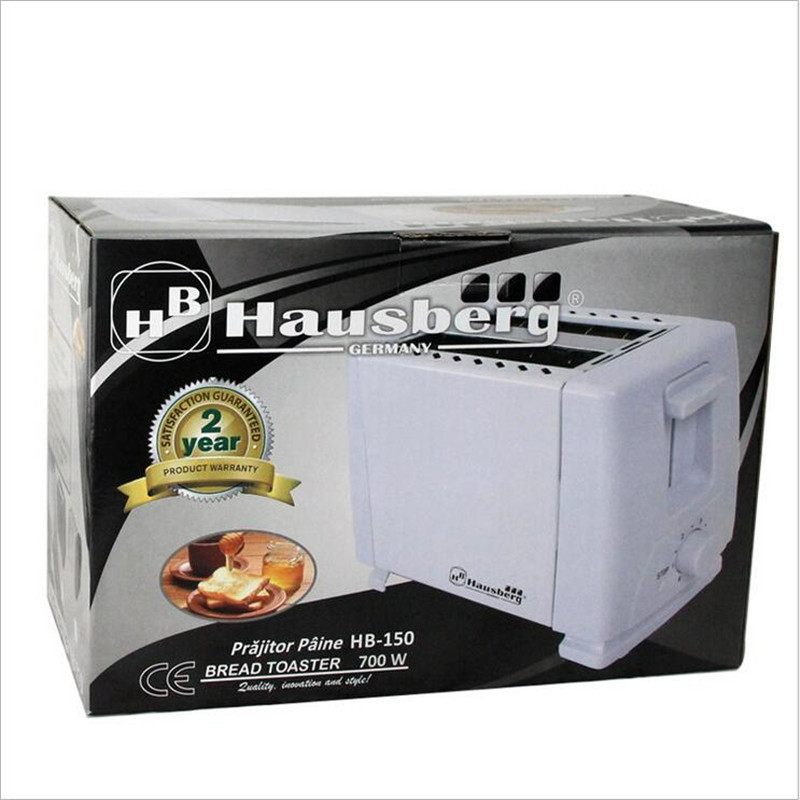 Electrodoméstico, tostadora de moño eléctrica, máquina tostadora de pan de acero inoxidable para el hogar con enchufe europeo para el desayuno HB150