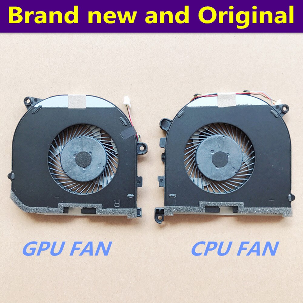 Neue Laptop CPU gpu kühler für Dell XPS 15 9550 Kühler Fan 0RVTXY 036CV9 DFS501105PR0T FG11 DFS501105PQ0T FG12 kühlung Fan: cpu und gpu Fan