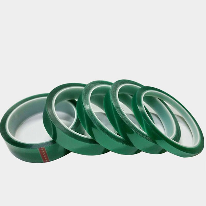 35mm-70mm hittebestendig HUISDIER Hoge Temperatuur Groene Masking Afscherming Tape voor PCB Solder Plating isolatie Bescherming