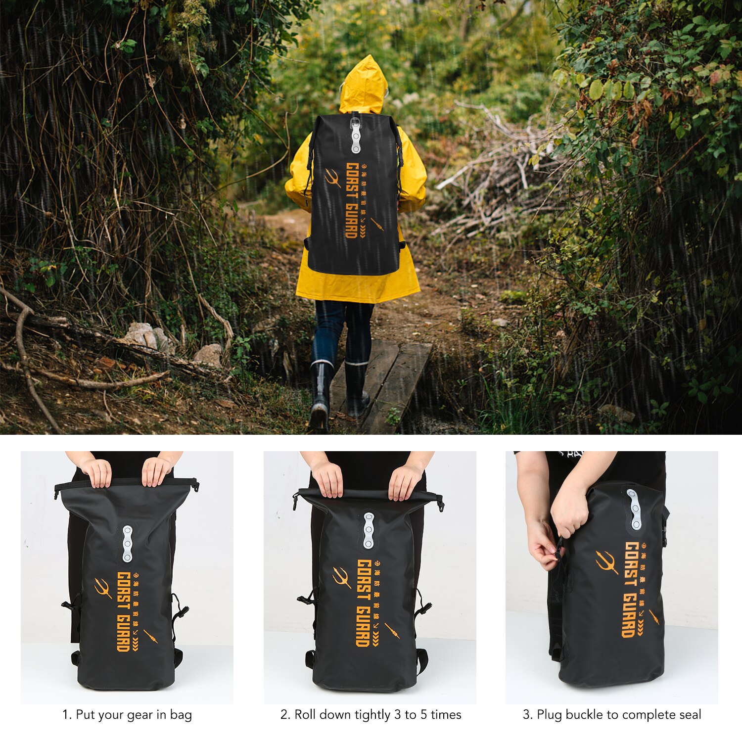 25l 35l à prova dwaterproof água saco seco pacote natação rafting caiaque rio trekking flutuante vela canoing barco resistência à água