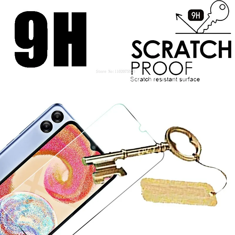 Protecteur d'écran pour Samsung Galaxy M04 M14 M54 M34 5G, 4 pièces, en verre trempé, M53 M33 M23 M13 4G M52 M32 M12