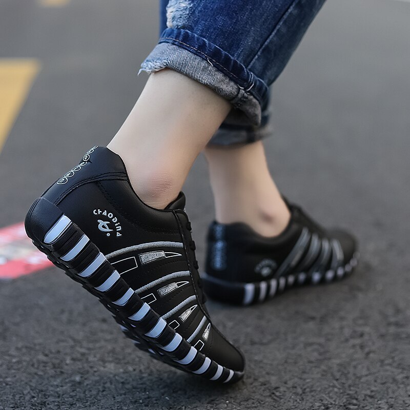 Kvinder sko dame bløde flade sko kvinder outdoor walking sneakers kvinder fritidssko zapatos de muje plus str.