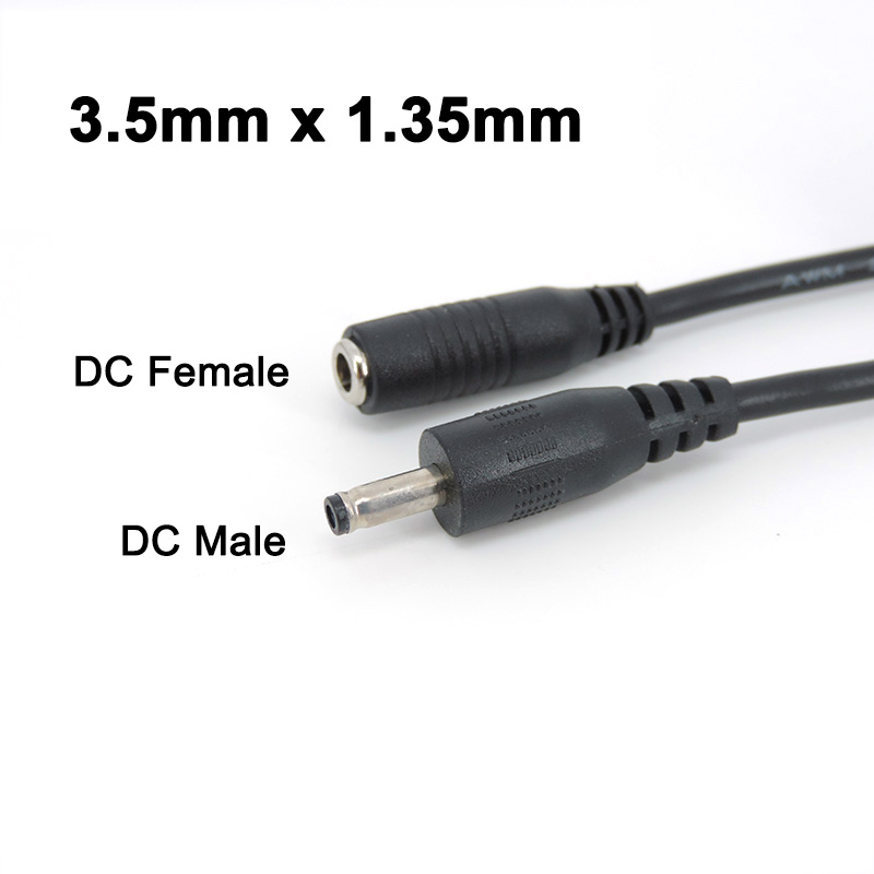 DC Vrouw naar Man Verlengsnoer 5V 2A 3.5x1.35mm/12V 5A 5.5x2.1mm Plug Jack Connector Kabel Voeding Adapter Lijn