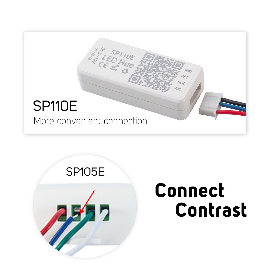 SP110E Bluetooth Controller DC5-12V Voor WS2812B SK6812 Rgb/Rgbw Magic Lights Led Pixel Strip Smart Telefoon App Controle Ios/Android