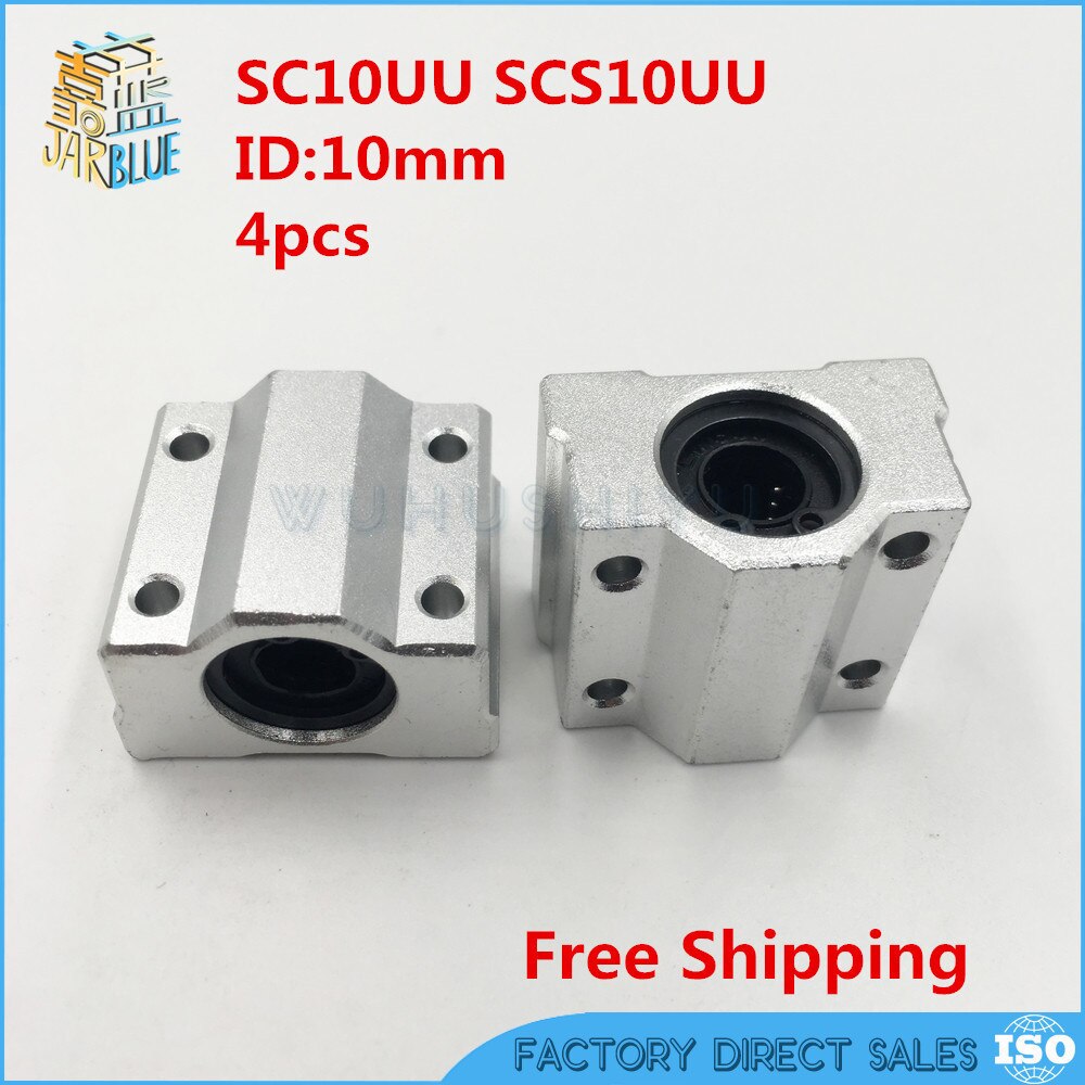 WUXUN Professionale 4 PZ. Blocco Di Scorrimento Del Cuscinetto A Sfera Lineare, SCS6UU SCS8UU SCS10UU SCS12UU SC16UU 20/25/30/35 / 40UU Asta Dell'albero Lineare CNC. (Guide Length : SCS10UU - Foto 8