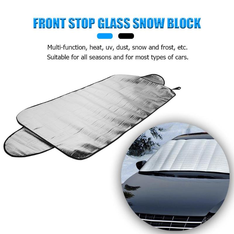 Vodool 150*70 Cm Auto Voorruit Cover Auto Zonnescherm Sneeuw Ijs Vorst Shield Blok Winter Voorruit Protector Auto Accessoires