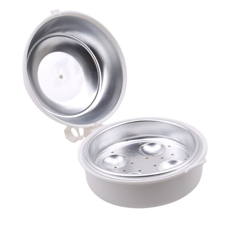 Microwave Egg Cooker Chicken Shape Steamed Egg Plastic Egg Steamer With 4 Eggs Capacity