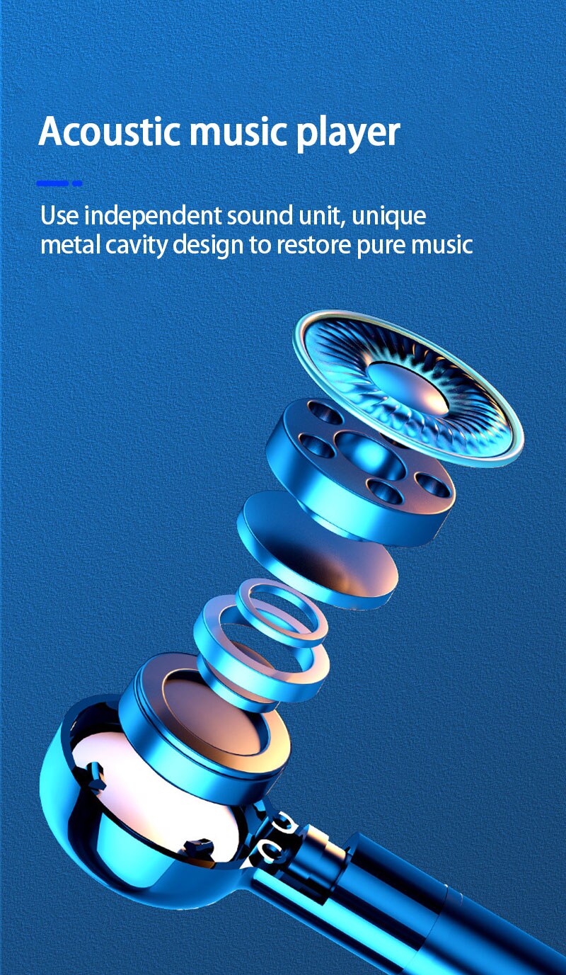 Wireless Bluetooth Headphones With Charging Bin Single Ear Wear One Hand Touch Technology 180 ° Rotation Earphone For Phone