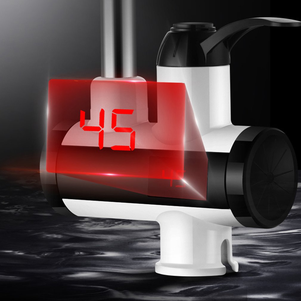 Household Instant Water Faucet Kitchen Electric Heating Faucet Instant Heating Faucet Water Leakage Protection