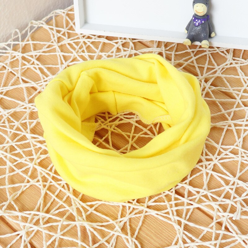 Baby Accessories Baby Girls and Boys Scarf O Ring Scarves For Toddler Children Accessories Bibs 18 Colors: Yellow