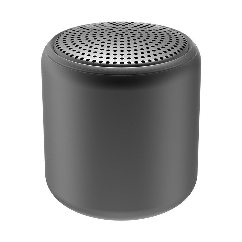 Portable bluetooth 5,0 speaker, rechargeable mini booster woofer for shower, room, bicycle, car: Black