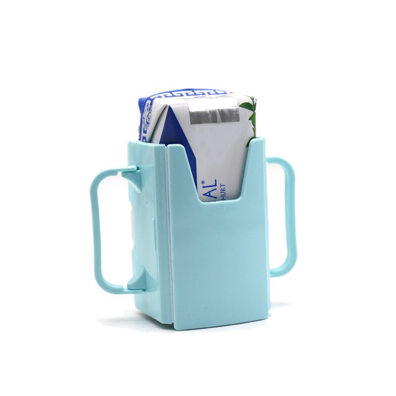 Draagbare Kids Sap Cup Zelf-Helper Doos Verstelbare Baby Pouch Melk Box Holder Container Kinderen Voedsel Opbergdoos