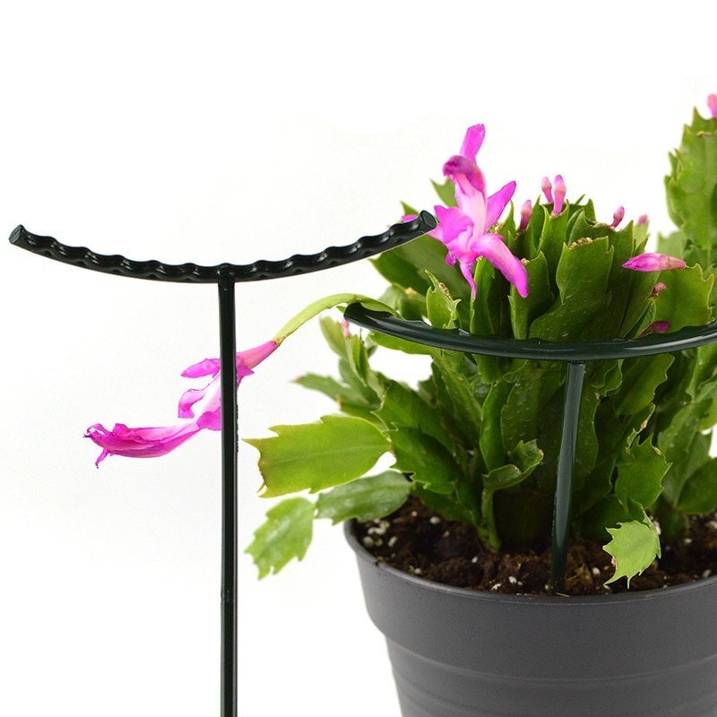 2 sett! plast blomsterstøtte gjør-det-selv-klatrestativ for roser planteramme stativ staker pottebrakett hylle hageredskapsstativ