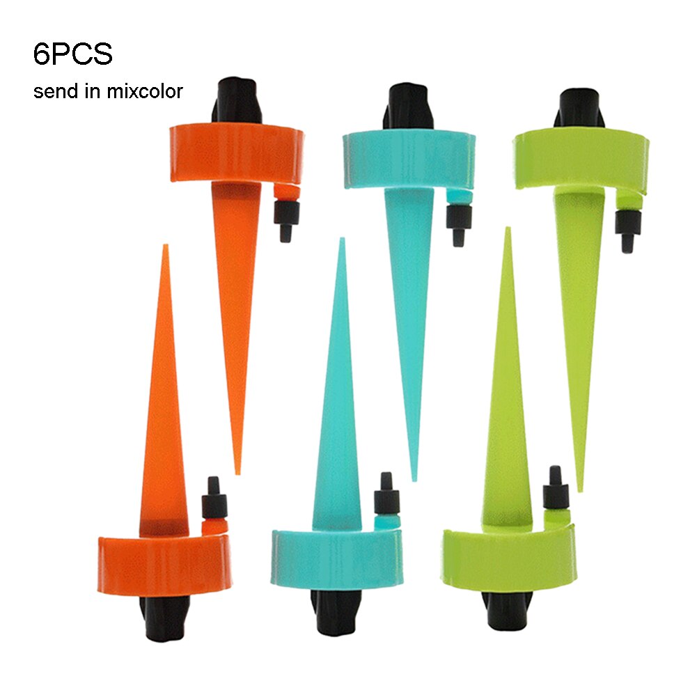 6 Pcs Auto Drip Irrigation Watering System Plant Watering Spikes System Self Drip Irrigation for Plants Flower Indoor Household