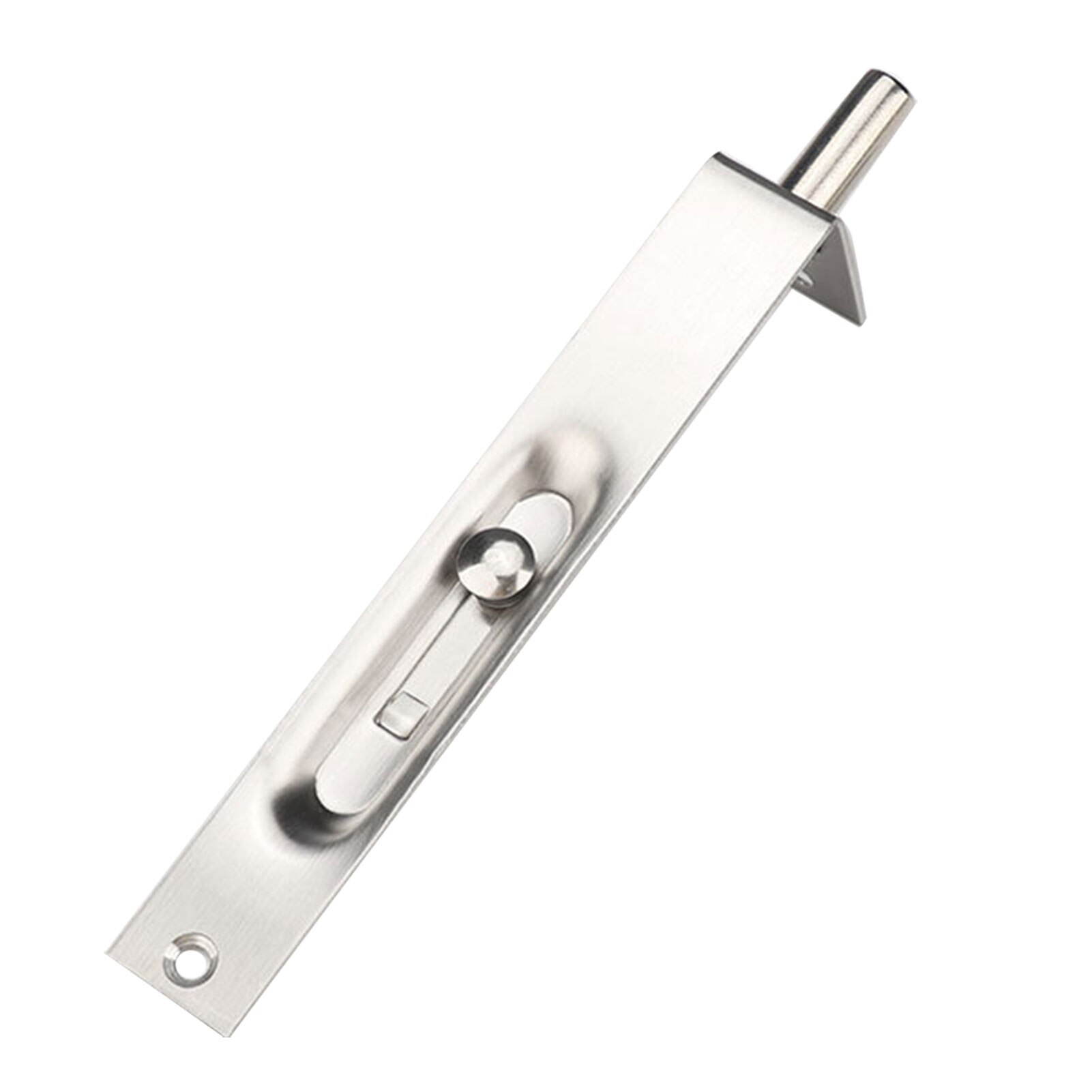 Practical Durable Door Bolt Latch Hardware Easy Install With Screws Home Gate Anti Theft High Hardness Stainless Steel Concealed
