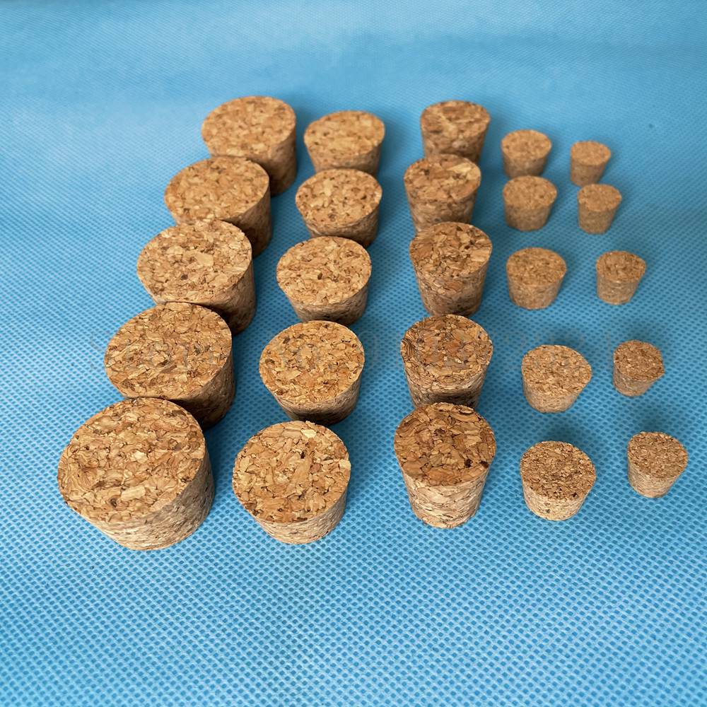 100pcs Top DIA 7.5mm to 30mm Wooden Cork Lab Glass Bottle Stopper Kettle Pudding Bottle Cork Cap Burette Tube Wood plug