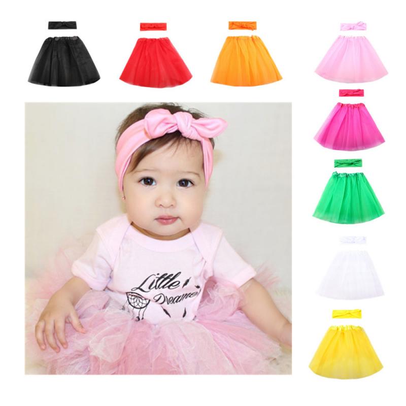 Baby Rokken Kinderen Dans Rok Baby Kleding Meisjes Pasgeboren Baby Hoofdband Tutu Kleding Rok Hoofdtooi Foto Fotografie Props