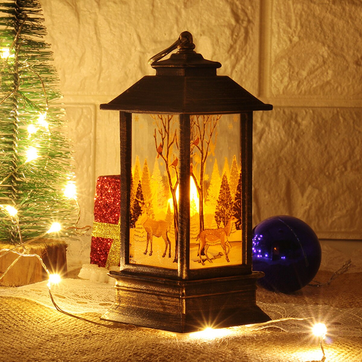 Seizoensgebonden Kerst Led Lantaarn Kerst Levert Xmas Decor Light Torch