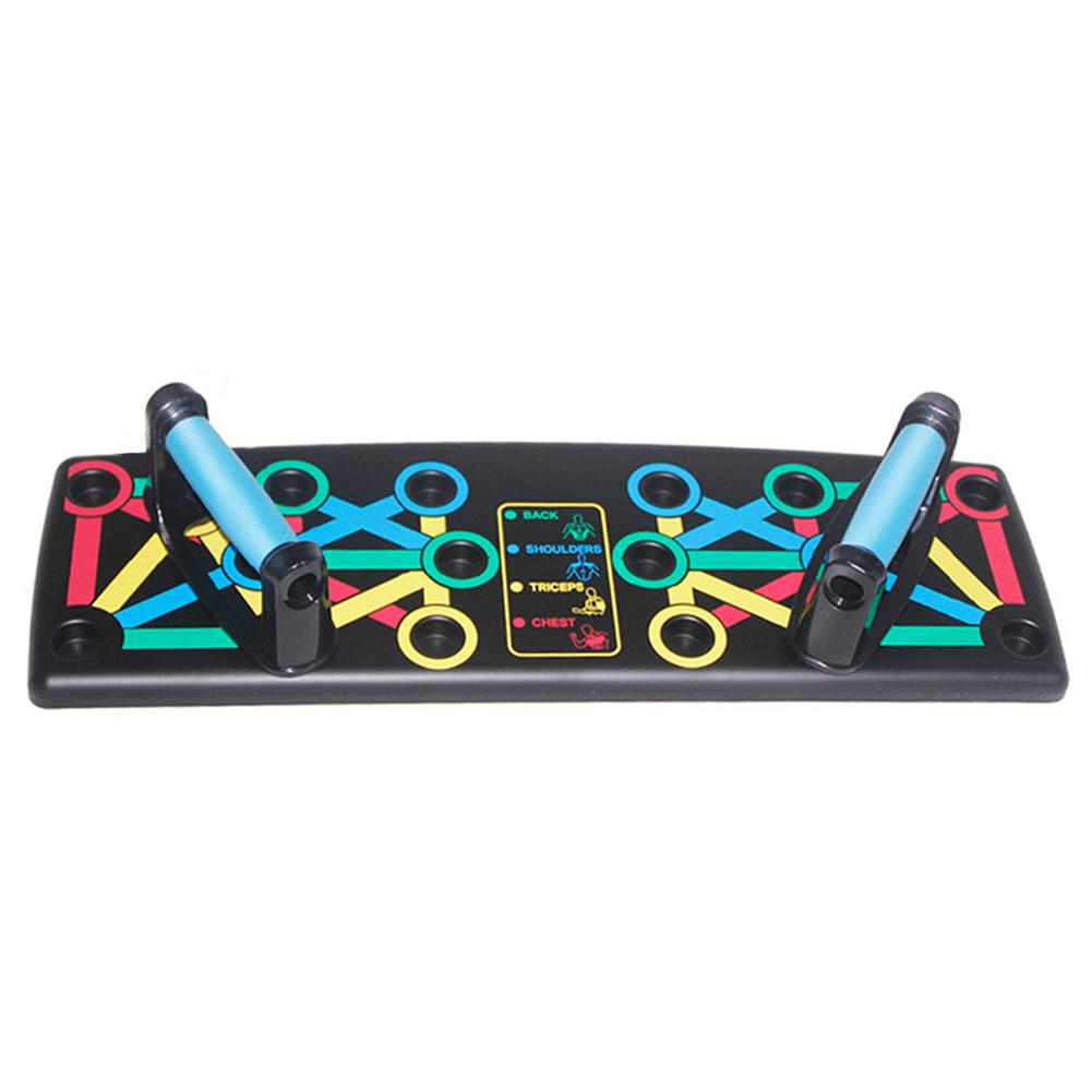 Push-up Rack Board 14in1 Multi-función cuerpo Building Fitness ejercicio herramientas hombres mujeres push-up soportes para entrenamiento de cuerpo de gimnasio 4