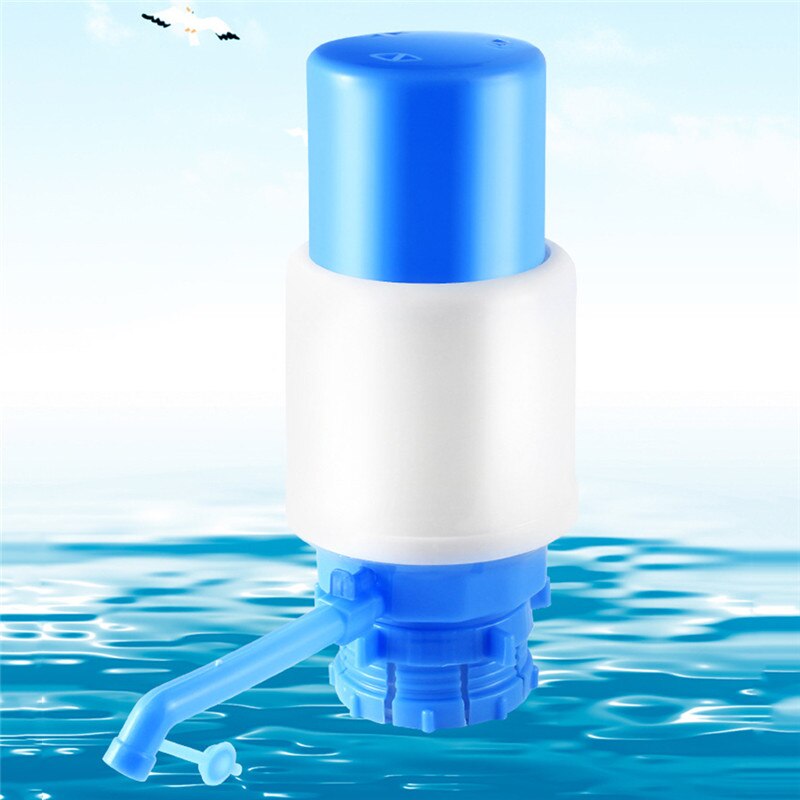 Användbar bärbar dricksvattenflaska handpress avtagbart rör innovativ vakuumpump manuell pumpdispenser